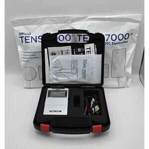 Tens 7000 2nd Edition Digital Unit New Open Box W/ 2 Sealed OTC Electrodes Packs